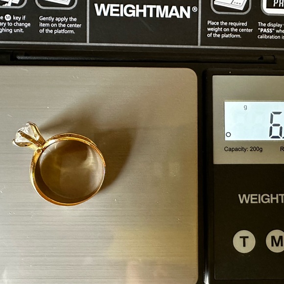 14k solid gold “6” - Picture 6 of 8